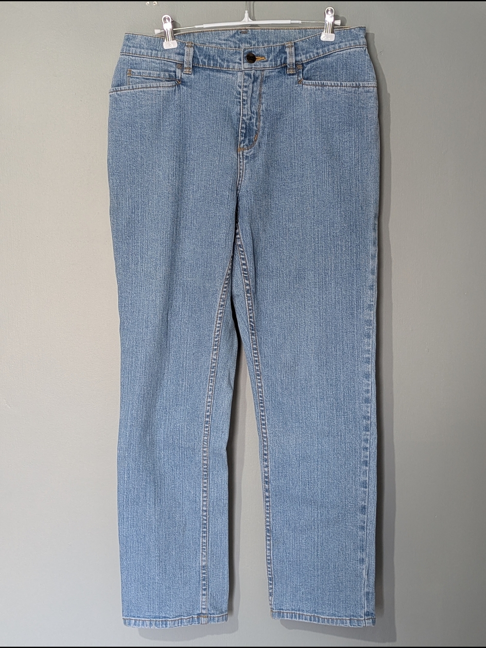 LL Bean Vintage Women's Light Wash Straight Leg Jeans